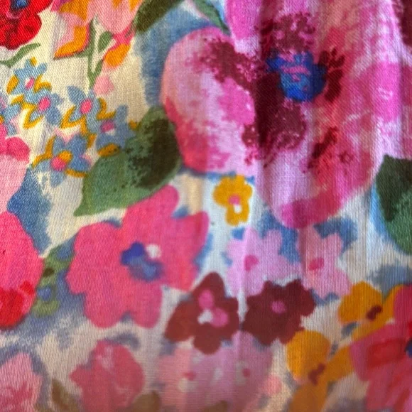 NATURAL LIFE Red and Pink Tiered Maxi Skirt - Picture 14 of 14